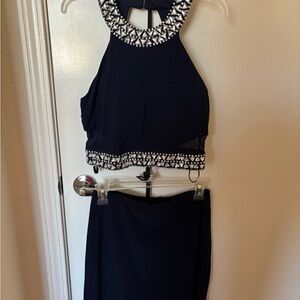 B Darlin Midnight Blue Dress